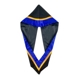 Customized graduation robe and shawl Primary school graduation shawl Blue and yellow double-sided shawl Po Leung Kuk Chu Ching Yin Primary School DA432 Customized graduation robe and shawl Primary school graduation shawl Blue and yellow double-sided shawl Po Leung Kuk Chu Ching Yin Primary School DA432